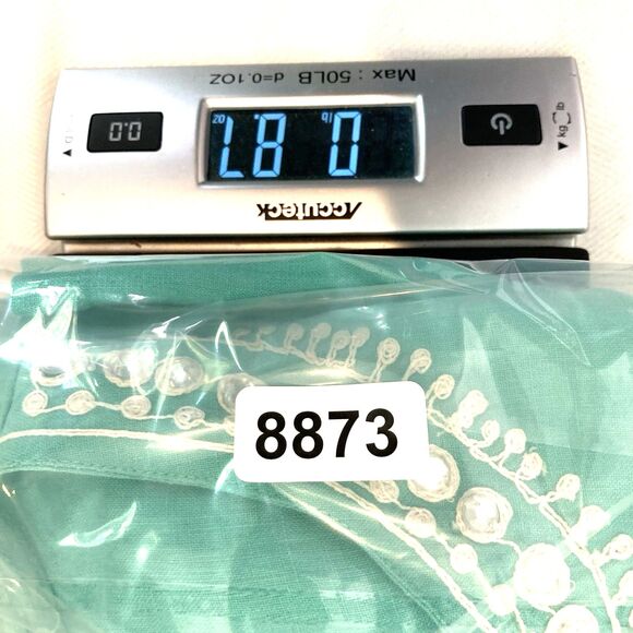 Charter Club Tunic Top Womens XL 100% Linen Embellished Vaca Lagenlook NWOT - Picture 11 of 13